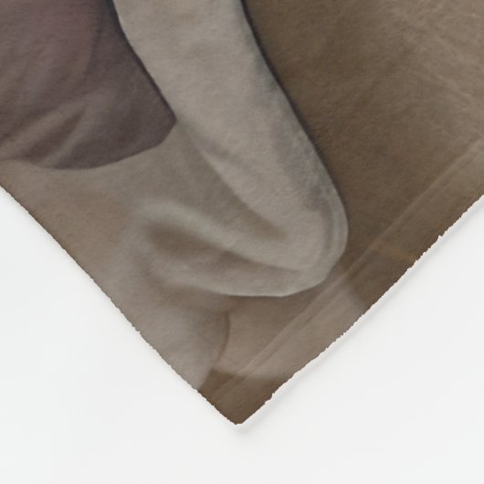 American English Foxhound Fireplace Weihnachten Fleecedecke (Ecke)