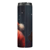 American English Foxhound Santa Claus Weihnachten Thermosbecher (Rückseite)