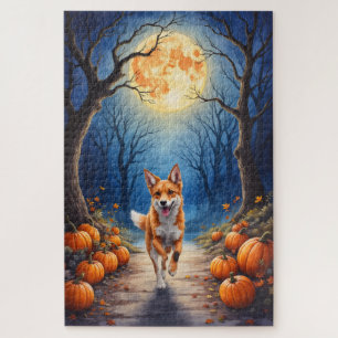 American English Foxhound Verzauberter Wald Hallow Puzzle