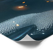 American English Foxhound Weihnachtsfest Reise Poster (Ecke)