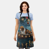 American English Foxhound Weihnachtsfest Reise Schürze (Getragen)