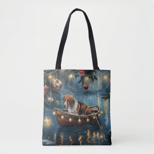 American English Foxhound Weihnachtsfest Reise Tasche (Vorderseite)