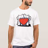 American Eski Heartfelt Duo T - Shirt (Vorderseite)