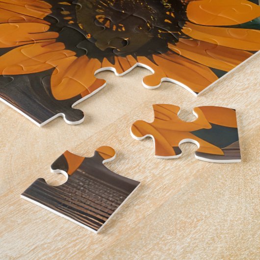 American Eskimo Autumn Harvest Erntedank Dog Puzzle (Seite)