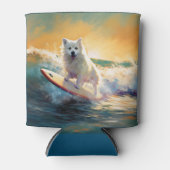 American Eskimo Beach Surfmalerei Dosenkühler (Vorderseite)