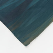 American Eskimo Beach Surfmalerei Fleecedecke (Ecke)