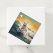 American Eskimo Beach Surfmalerei Geschenkanhänger (Beispiel)
