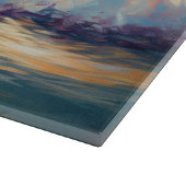 American Eskimo Beach Surfmalerei Schneidebrett (Ecke)