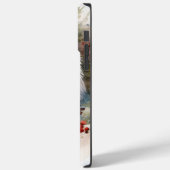 American Eskimo Christmas Wreath Festivals Case-Mate iPhone Hülle (Rückseite / Links)