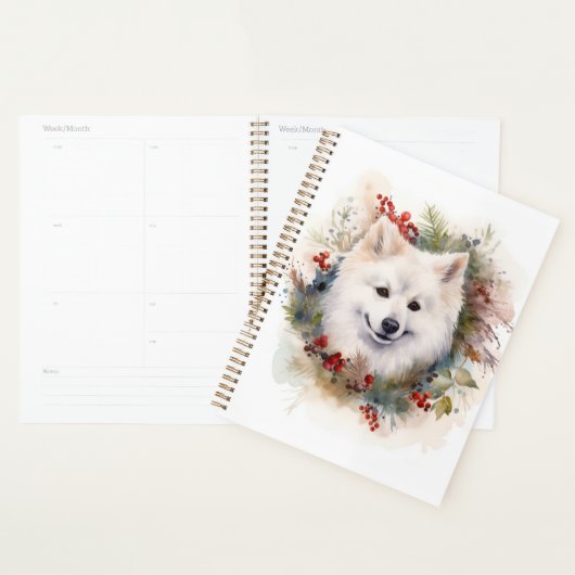 American Eskimo Christmas Wreath Festivals Planer (Anzeige)