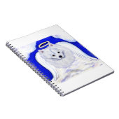 American Eskimo Dog Angel Notizblock (Rechte Seite)