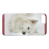 American Eskimo Dog Art Case-Mate iPhone Hülle (Rückseite (Horizontal))