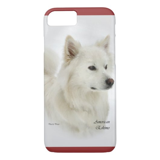 American Eskimo Dog Art Case-Mate iPhone Hülle (Rückseite)