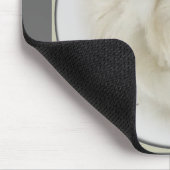American Eskimo Dog Art Geschenke Mousepad (Ecke)