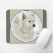American Eskimo Dog Art Geschenke Mousepad (Mit Mouse)