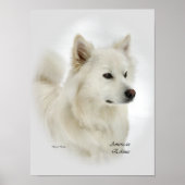 American Eskimo Dog Art Prints Poster (Vorne)