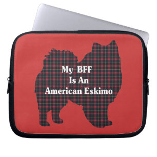 American Eskimo Dog BESTE FREUNDIN Laptopschutzhülle
