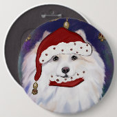 American Eskimo Dog Button (Vorne & Hinten)