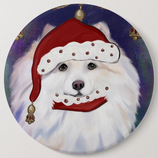 American Eskimo Dog Button (Vorderseite)