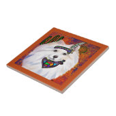 American Eskimo Dog Fliese (Seite)