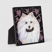 American Eskimo Dog Fotoplatte (Vorderseite)