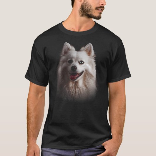 American Eskimo Dog Funny American Eskimo Dog T-Shirt (Vorderseite)