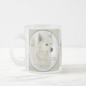 American Eskimo Dog Geschenke Mattglastasse (Links)