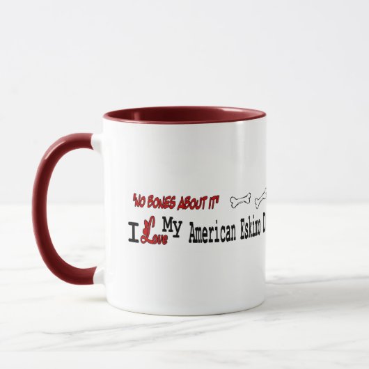 American Eskimo Dog Geschenke Tasse (Links)