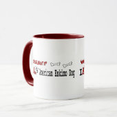 American Eskimo Dog Geschenke Tasse (Vorderseite Links)