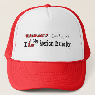 American Eskimo Dog Geschenke Truckerkappe