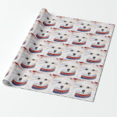 American Eskimo Dog Geschenkpapier (Ungerollt)