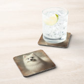 American Eskimo Dog Getränkeuntersetzer (Rechte Seite)