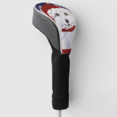 American Eskimo Dog Golf Headcover (angewinkelt)