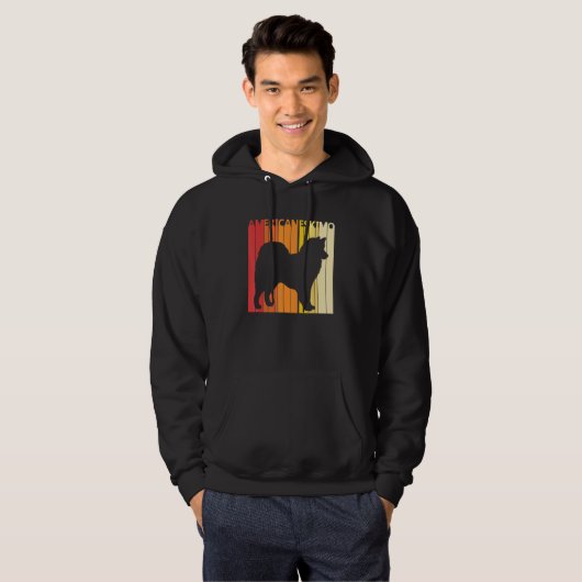 American Eskimo Dog Hoodie (Vorne ganz)