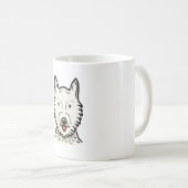 American Eskimo Dog Kaffeetasse (VorderseiteRechts)
