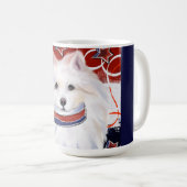 American Eskimo Dog Kaffeetasse (VorderseiteRechts)
