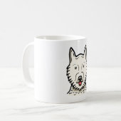 American Eskimo Dog Kaffeetasse (Vorderseite Links)