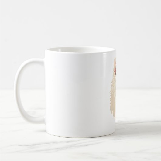 American Eskimo Dog Kaffeetasse (Links)