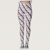 American Eskimo Dog Leggings (Vorderseite)