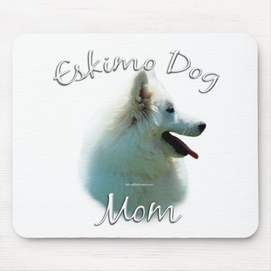 American Eskimo Dog Mama 2 Mousepad (Vorne)