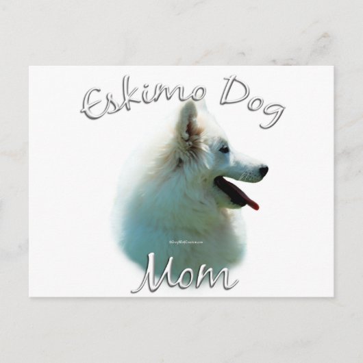 American Eskimo Dog Mama 2 Postkarte (Vorderseite)
