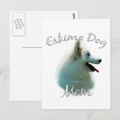 American Eskimo Dog Mama 2 Postkarte (Vorne/Hinten)