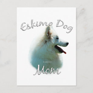 American Eskimo Dog Mama 2 Postkarte