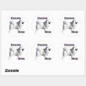 American Eskimo Dog Mama 4 - Aufkleber (Blatt)
