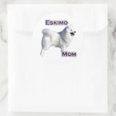 American Eskimo Dog Mama 4 - Aufkleber (Tasche)