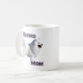 American Eskimo Dog Mama 4 Kaffeetasse (Vorderseite Links)