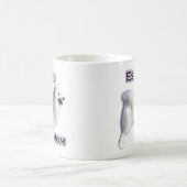 American Eskimo Dog Mama 4 Kaffeetasse (Mittel)
