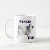 American Eskimo Dog Mama 4 Kaffeetasse (Links)