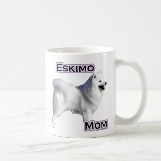 American Eskimo Dog Mama 4 Kaffeetasse (Rechts)