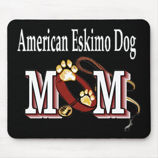 American Eskimo Dog MAMA Mousepad (Vorne)